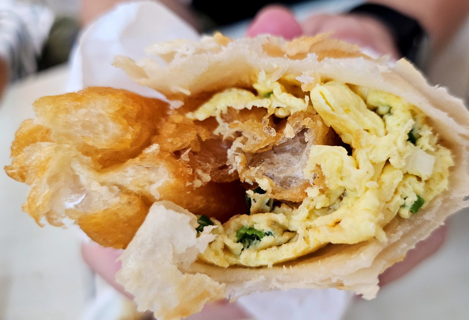 天母豆漿：現擀餅皮/ 古早味的美味早餐