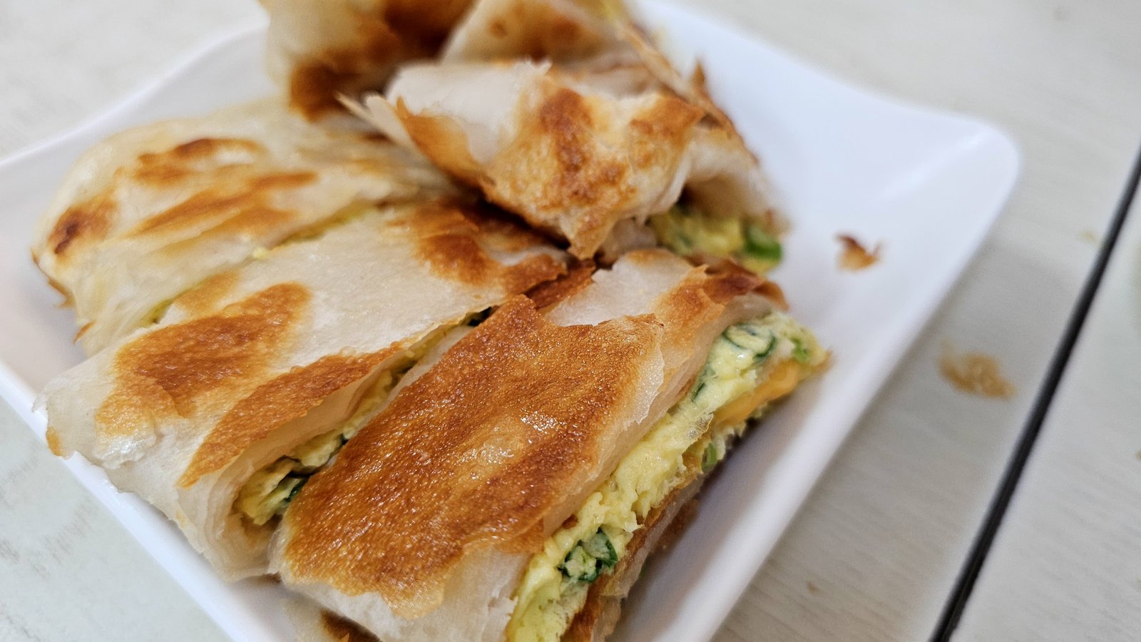 天母豆漿：現擀餅皮/ 古早味的美味早餐