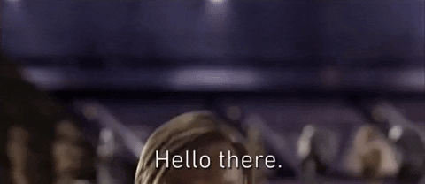 A take of Obi-wan Kenobi saying the famous hello there quote.