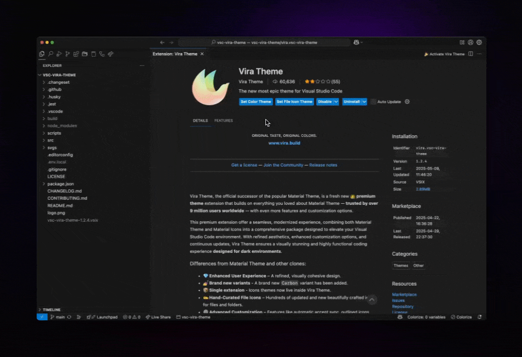 Vira Accent Activation