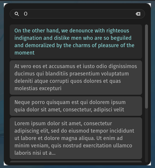 screenshot of the applet