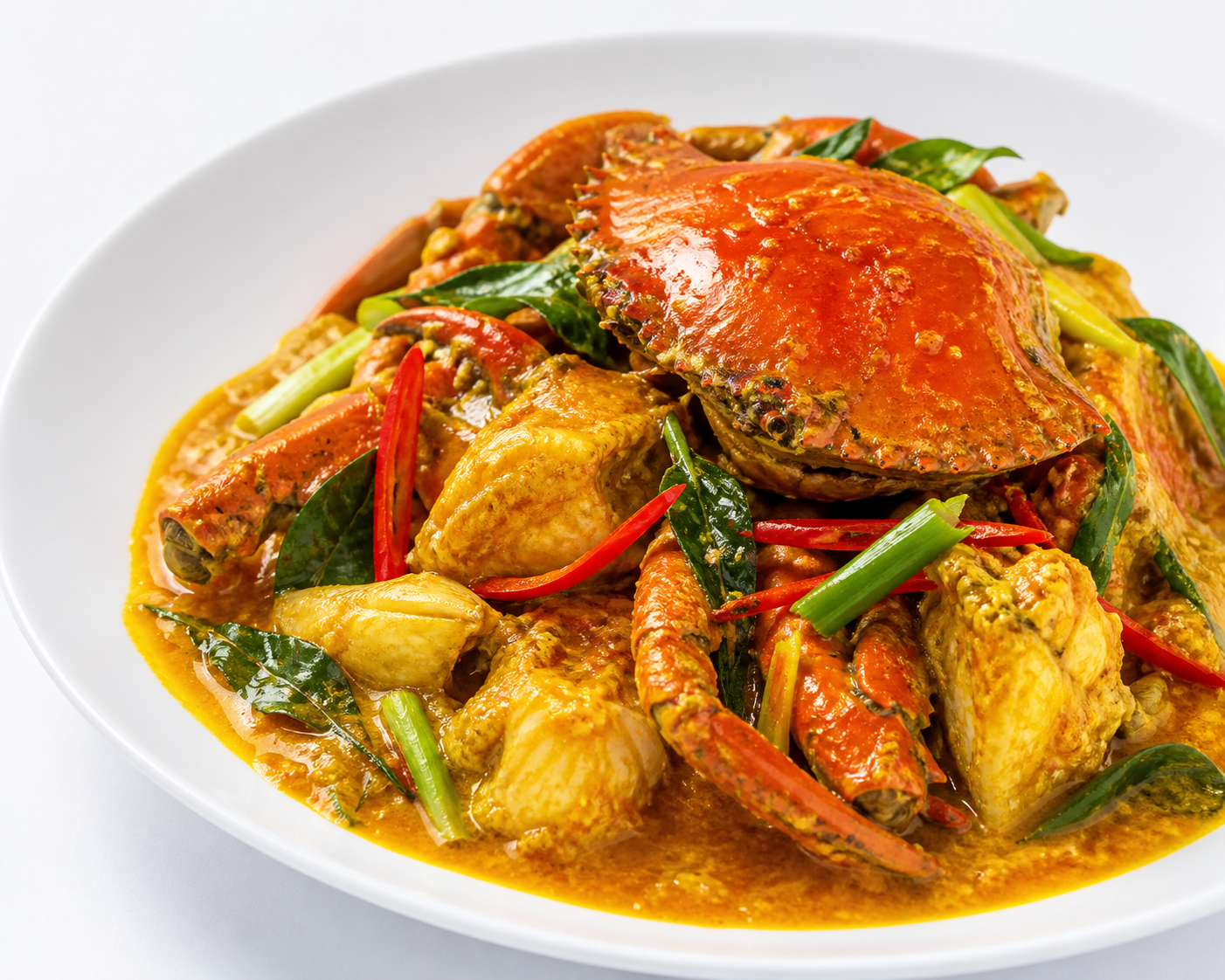 Curry Stir-Fried Crab