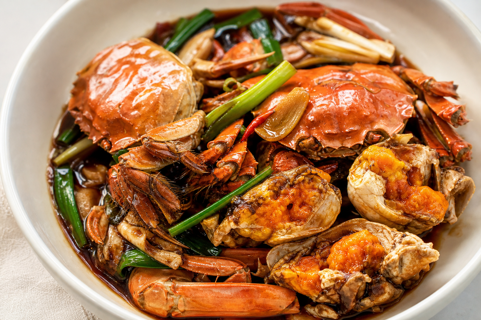 Braised Crab in Sauce
