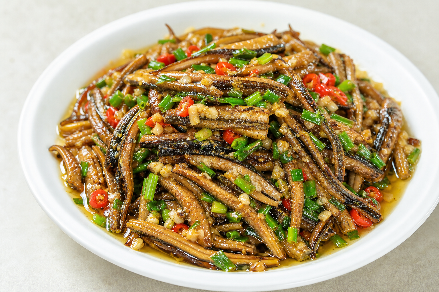 Sizzling Oil Shredded Eel