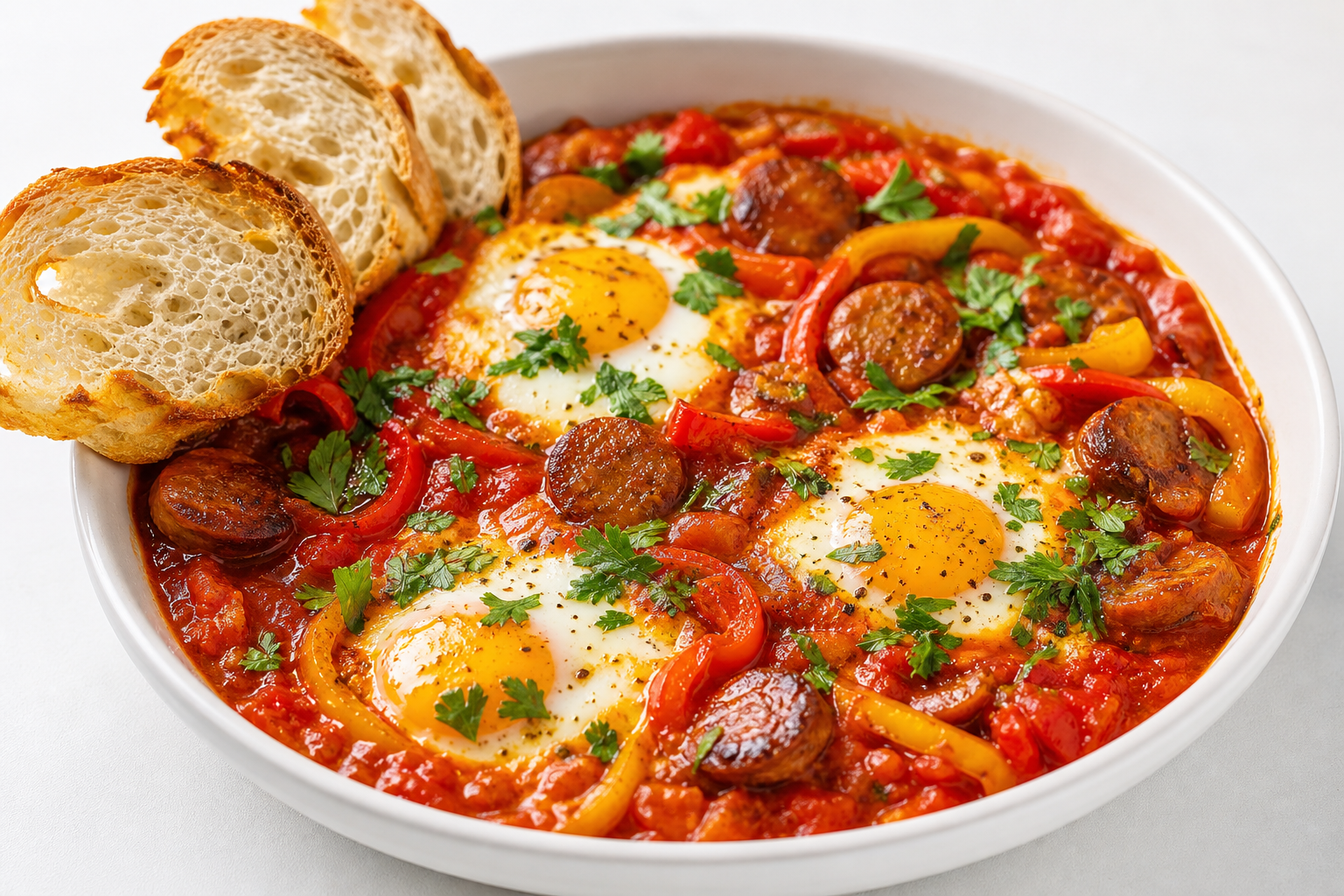 Italian Sausage Shakshuka