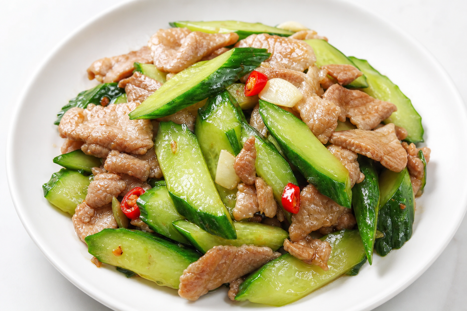 Stir-Fried Pork with Cucumber