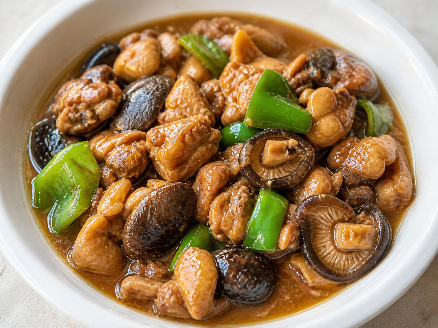 Braised Chicken in Brown Sauce