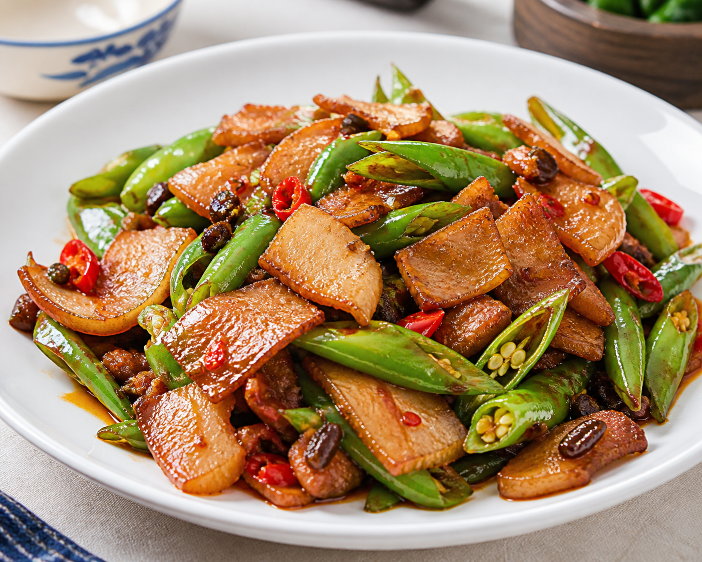 Stir-Fried Pork with Green Bell Peppers