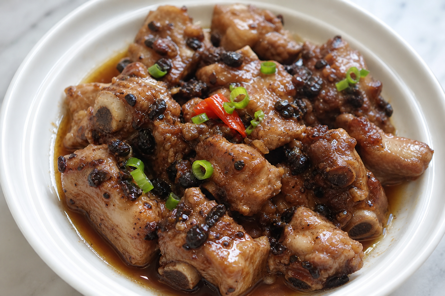 Black Bean Sauce Pork Ribs