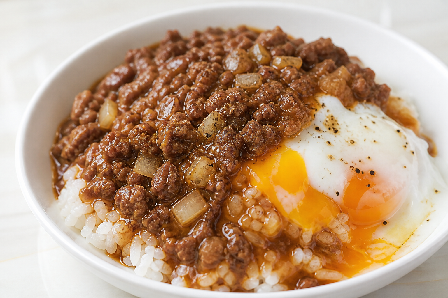 Macau Wet-Style Minced Beef Rice