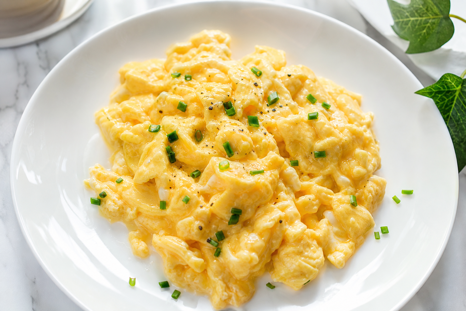 Silky Scrambled Eggs