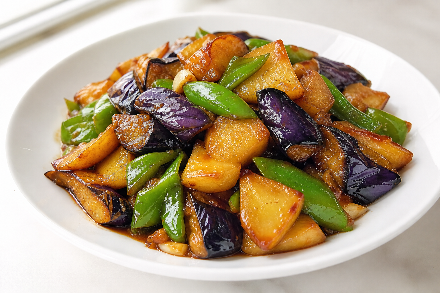 Di San Xian (Three Earthly Delicacies)