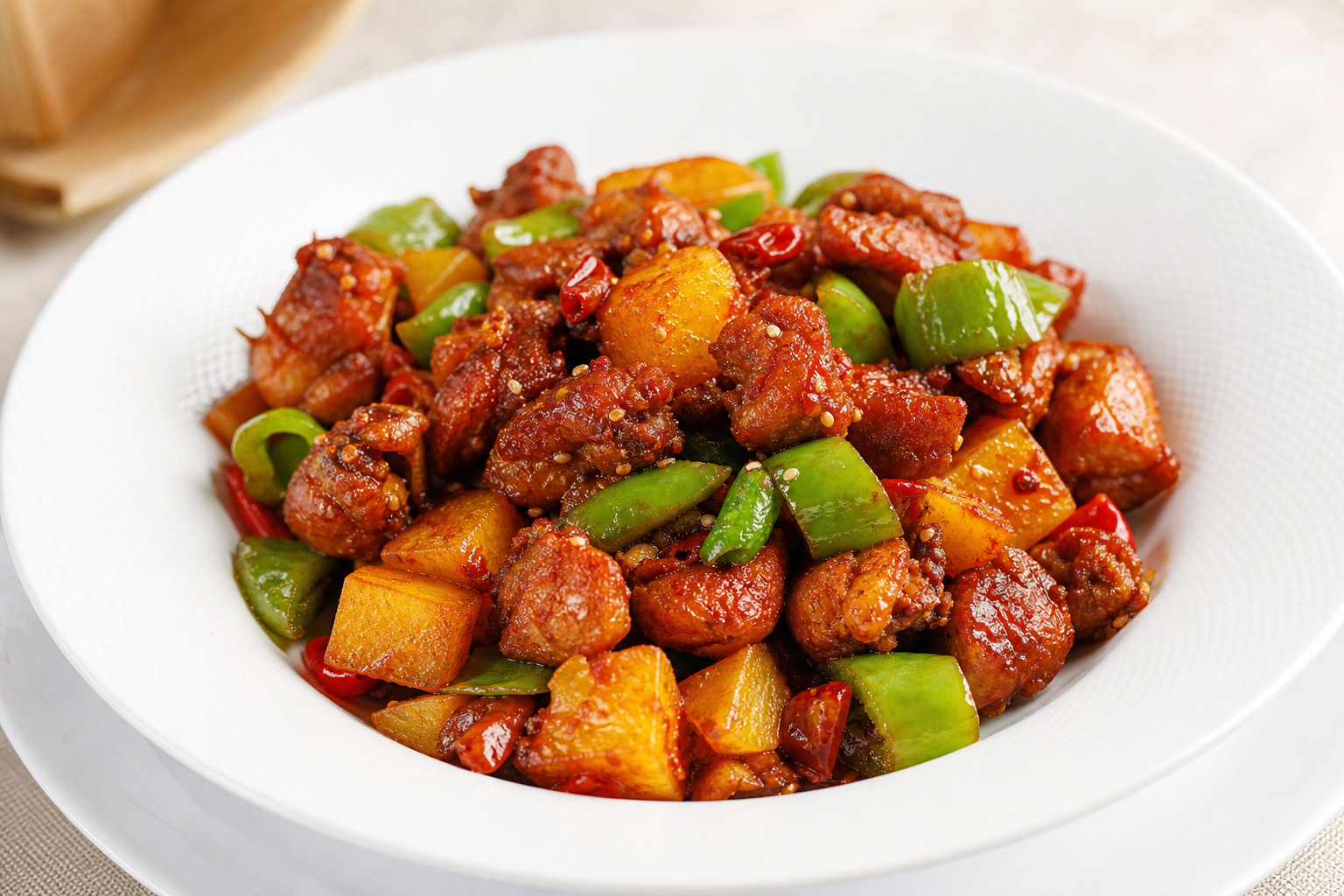 Dry-Fried Chicken Cubes