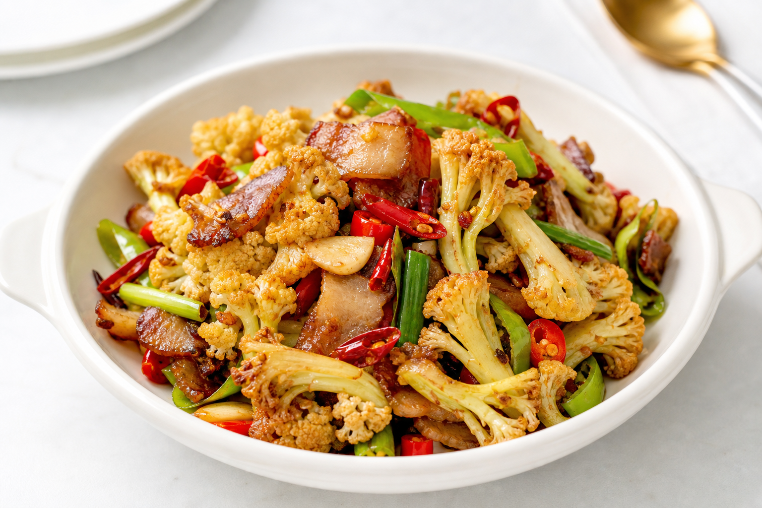Dry-Fried Cauliflower