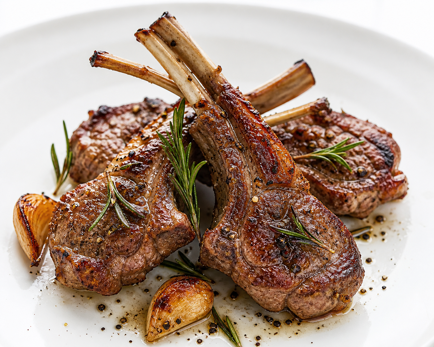 Pan-Fried and Grilled Lamb Chops