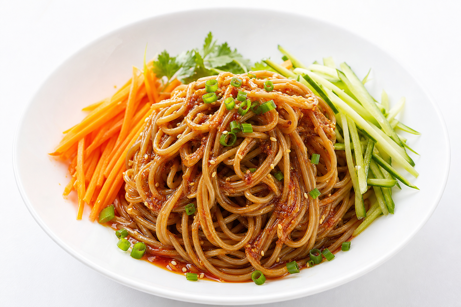 Soy Sauce Tossed Buckwheat Noodles