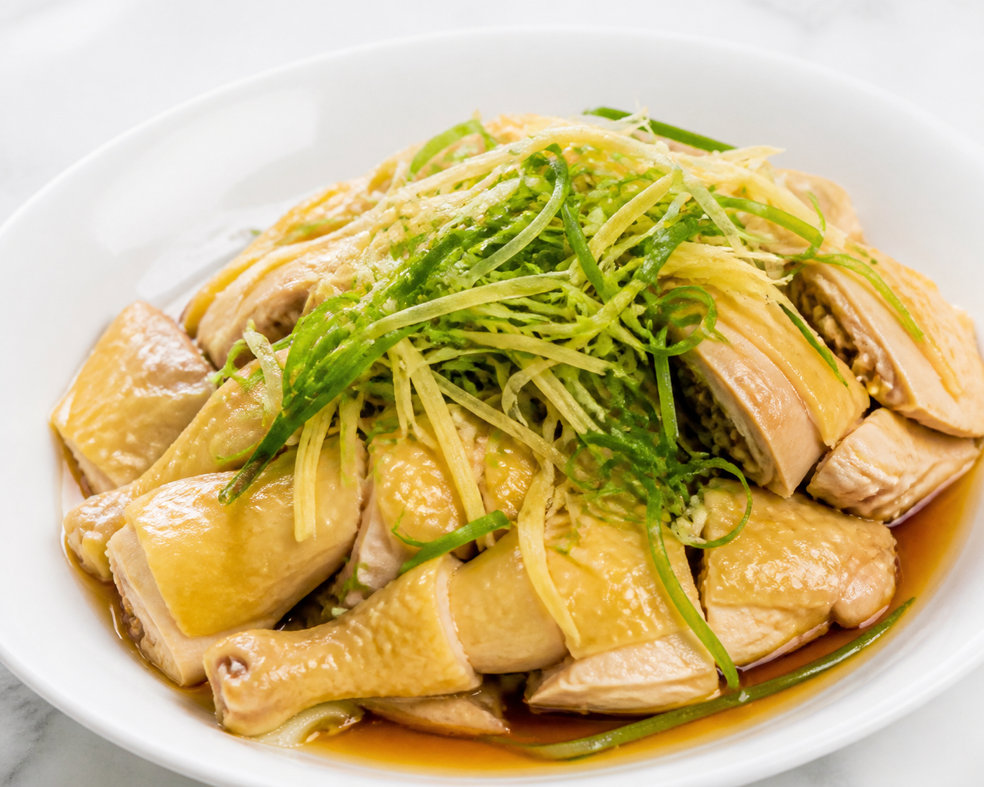 Ginger Scallion Chicken Salad