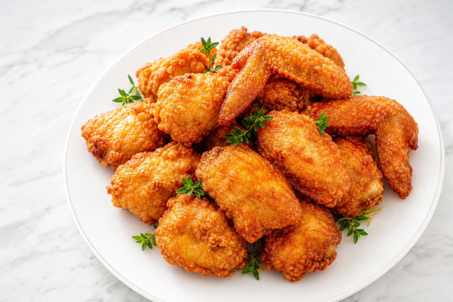 Air Fryer Crispy Fresh-Marinated Fried Chicken