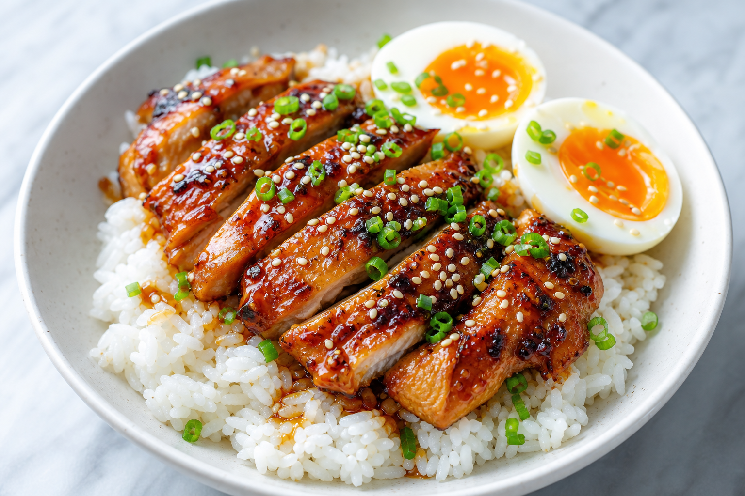 Air Fryer Teriyaki Chicken Rice