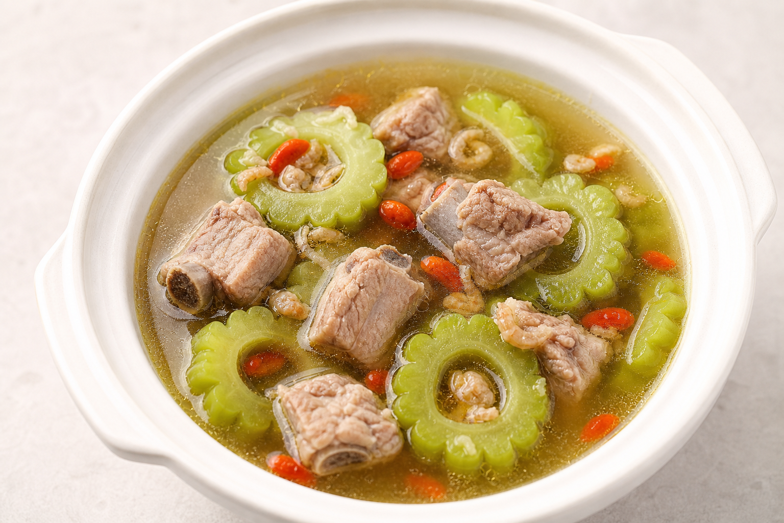 Pork Ribs and Bitter Melon Soup