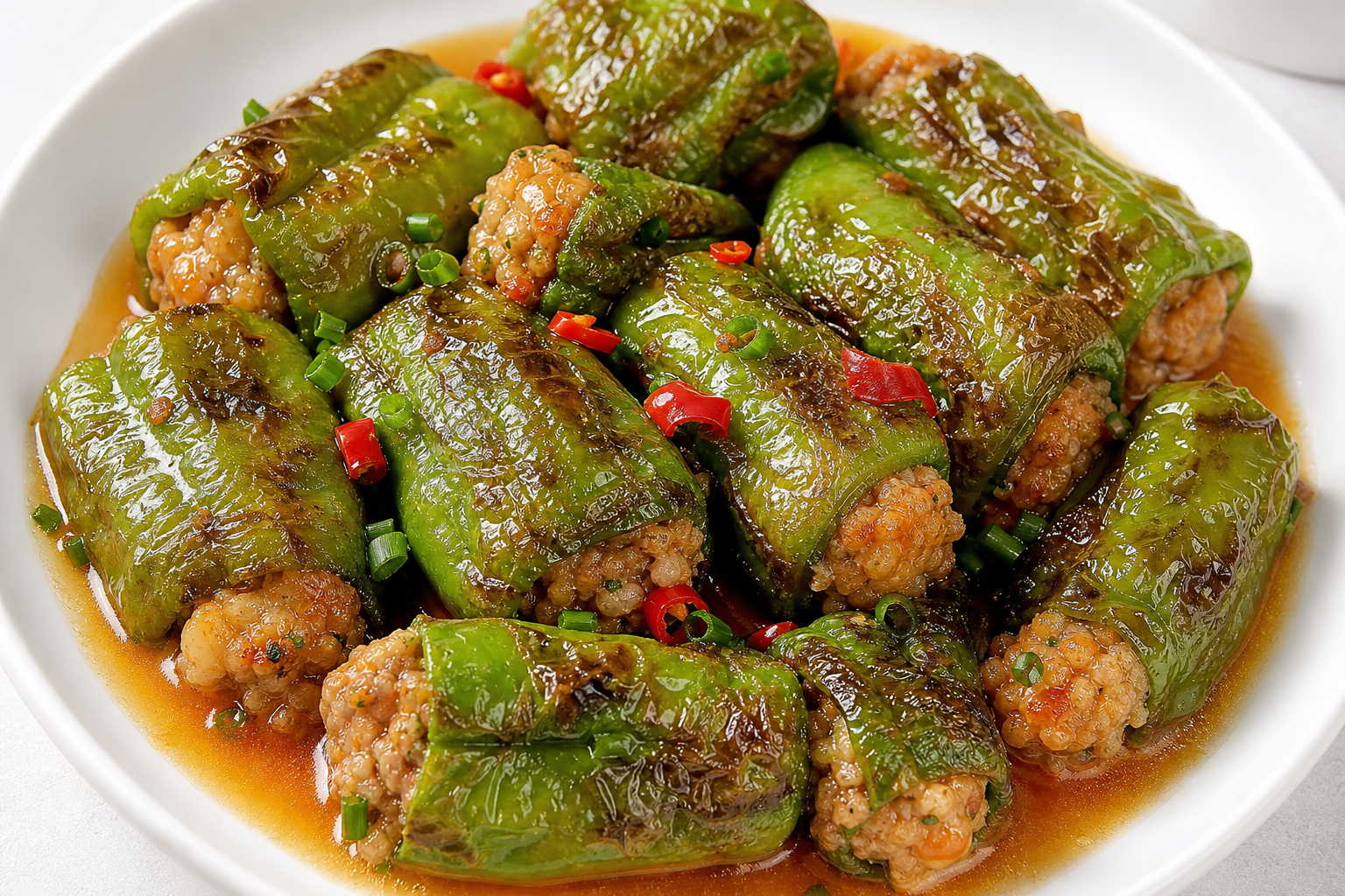 Stuffed Green Bell Peppers