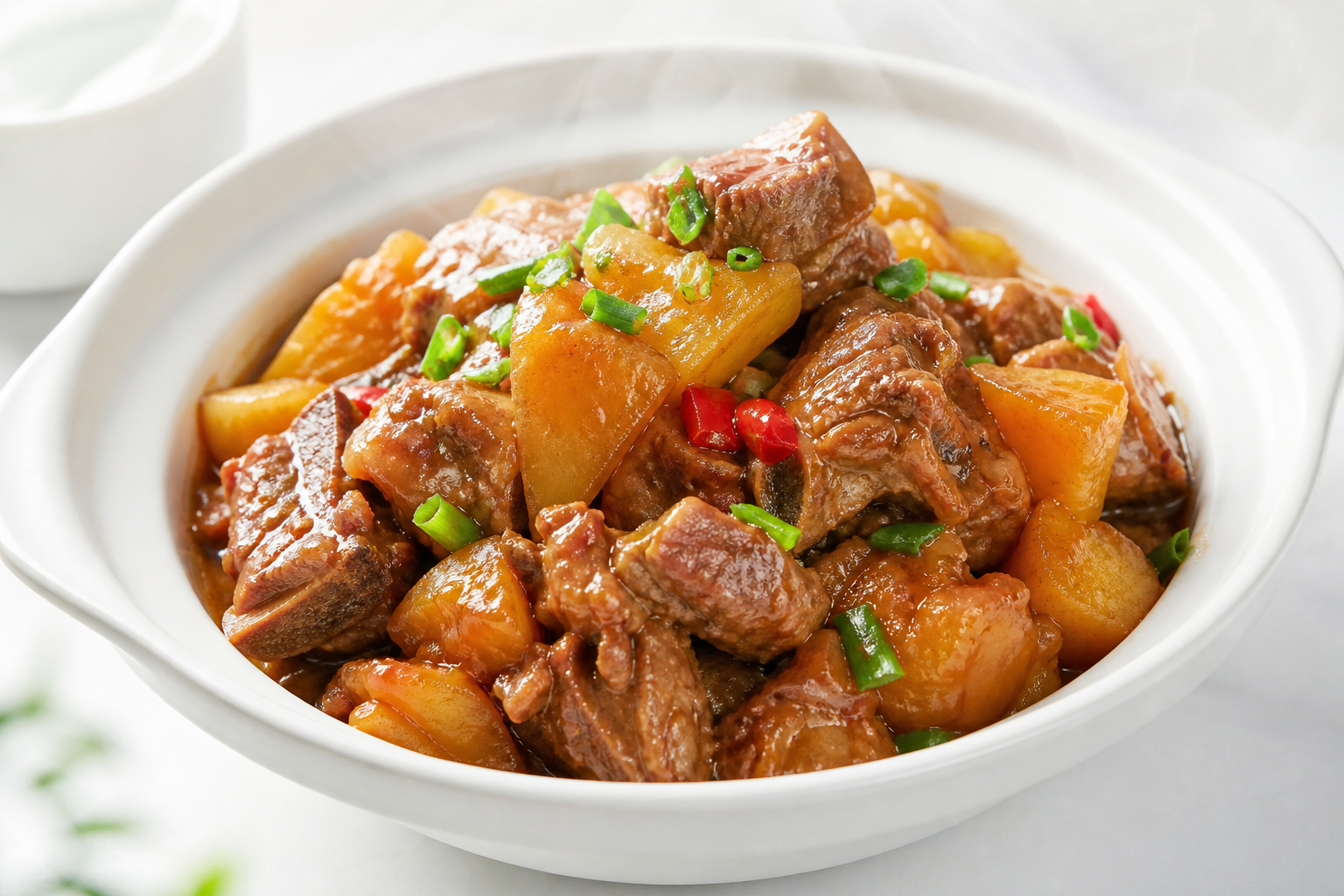 Braised Pork Ribs with Potatoes