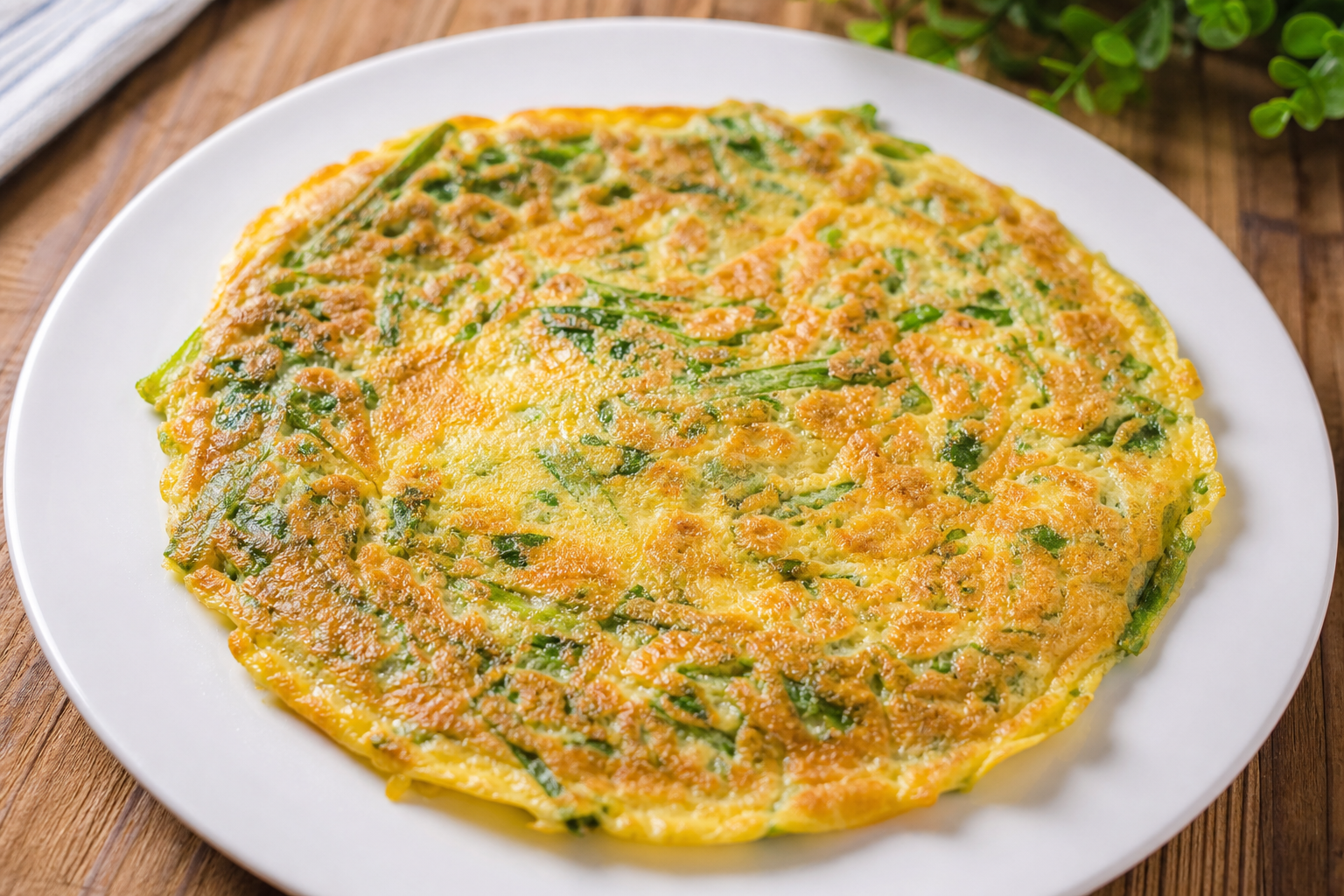 Celtuce Leaf Pancake