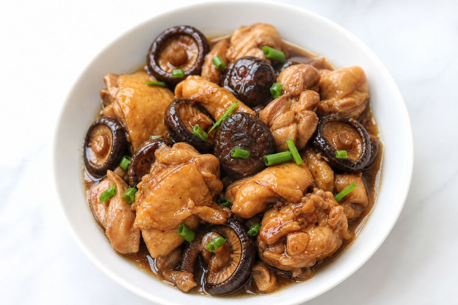 Shiitake Mushroom Tender Chicken