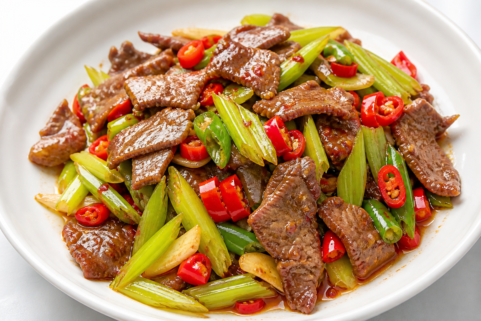 Stir-Fried Yellow Beef