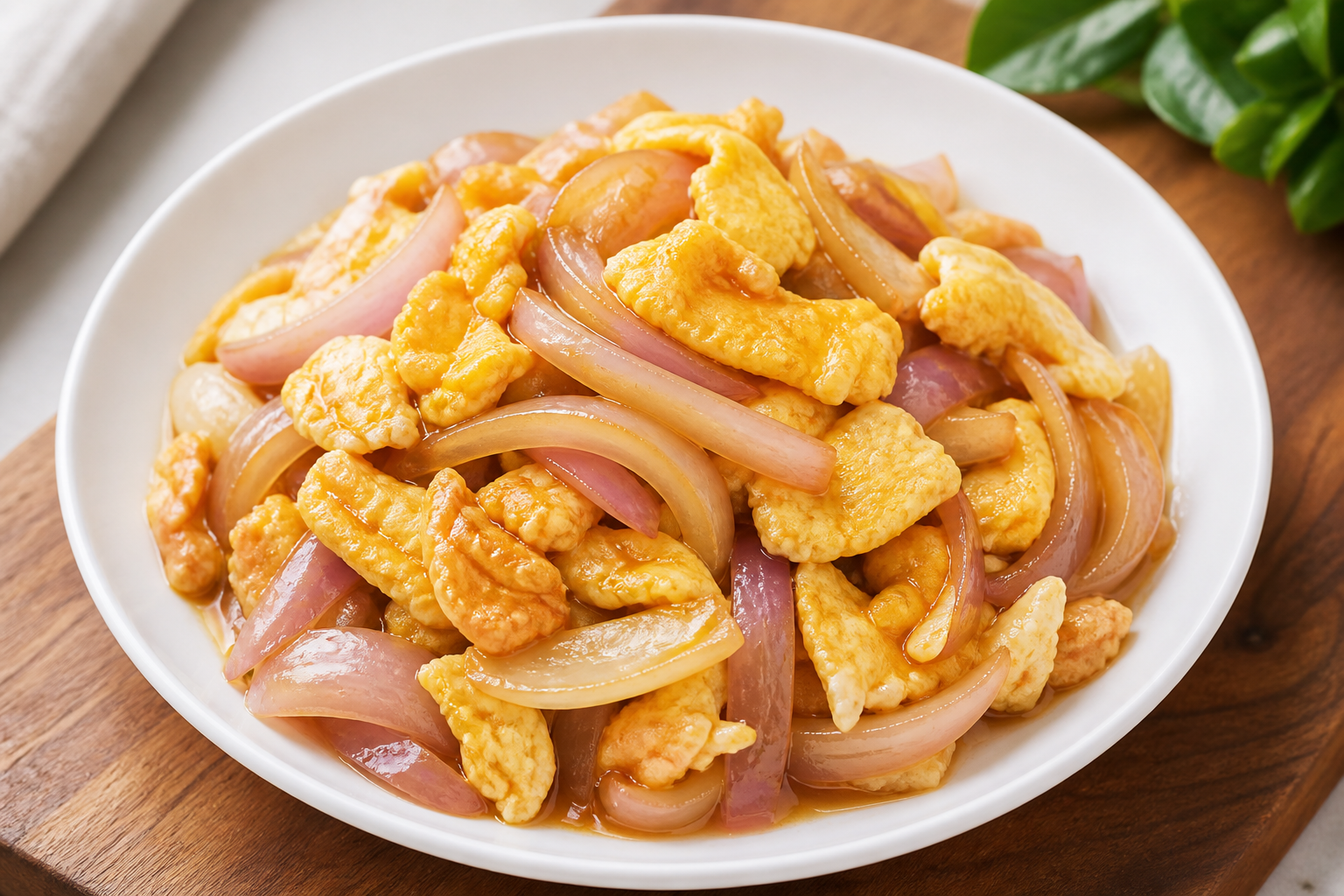 Stir-Fried Egg with Onion