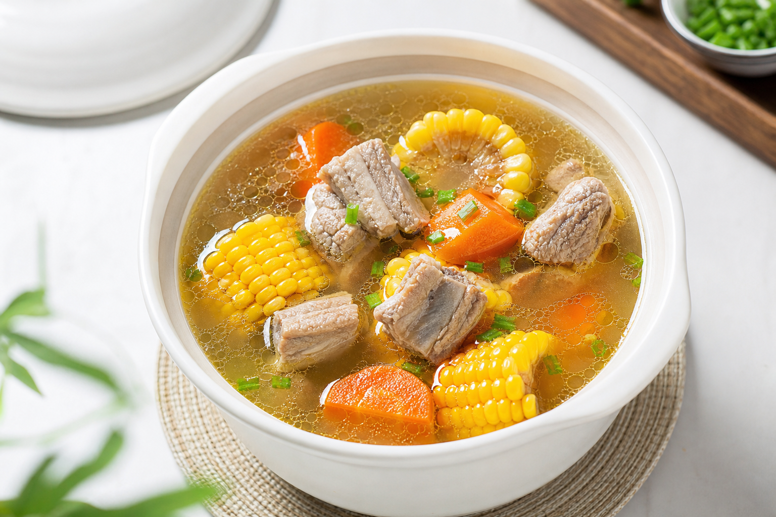 Corn and Pork Ribs Soup