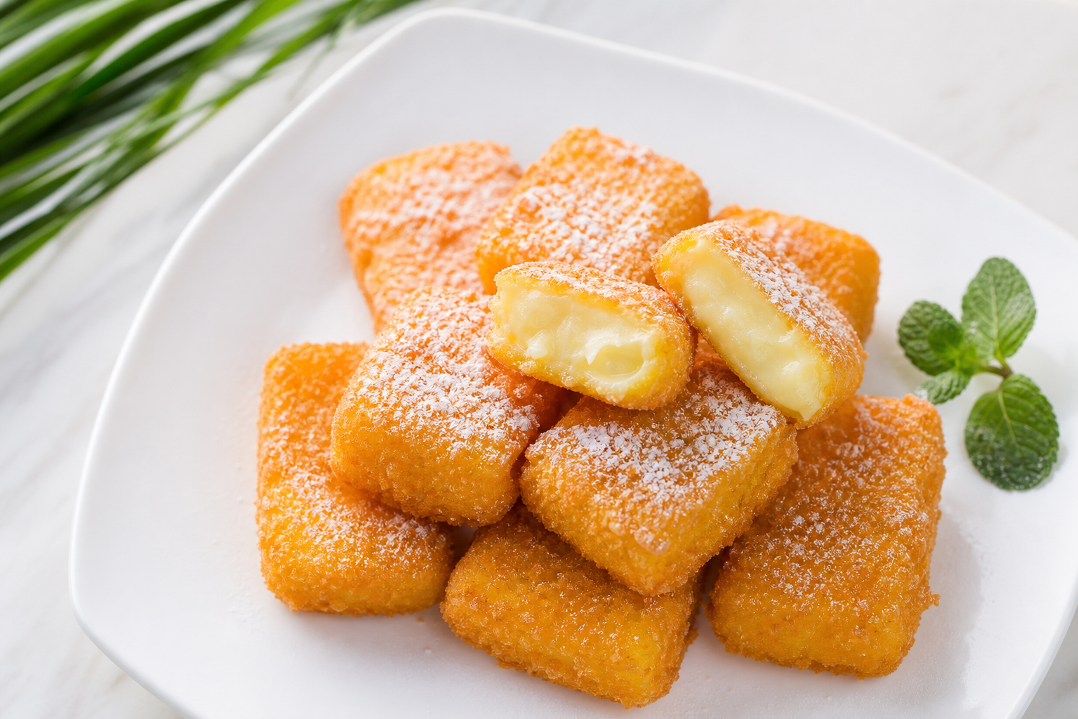 Deep-Fried Fresh Milk