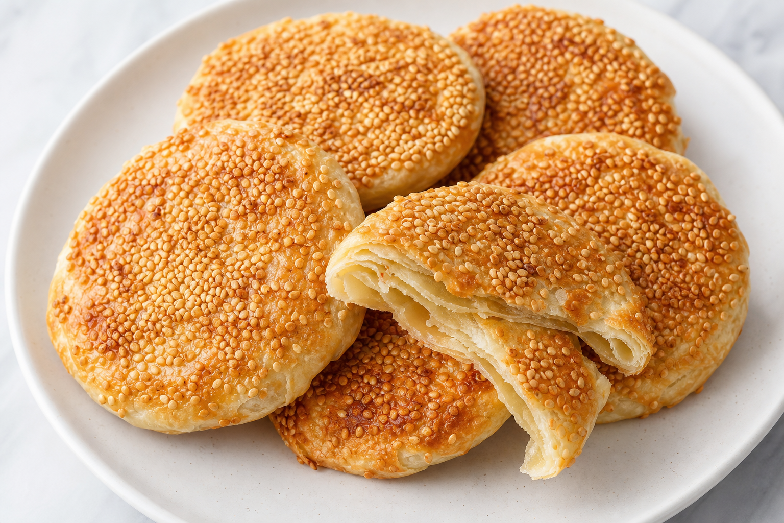 Sesame Flatbread