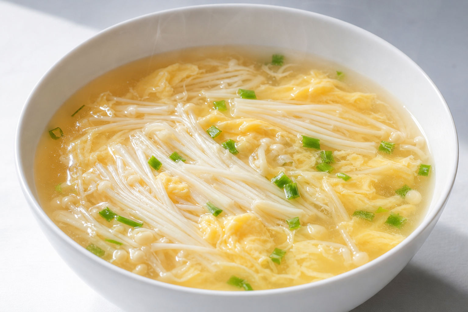 Enoki Mushroom Soup