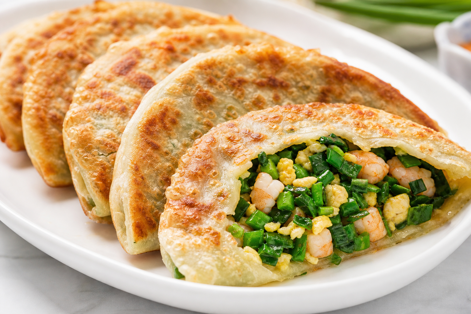 Chinese Chive Pancakes