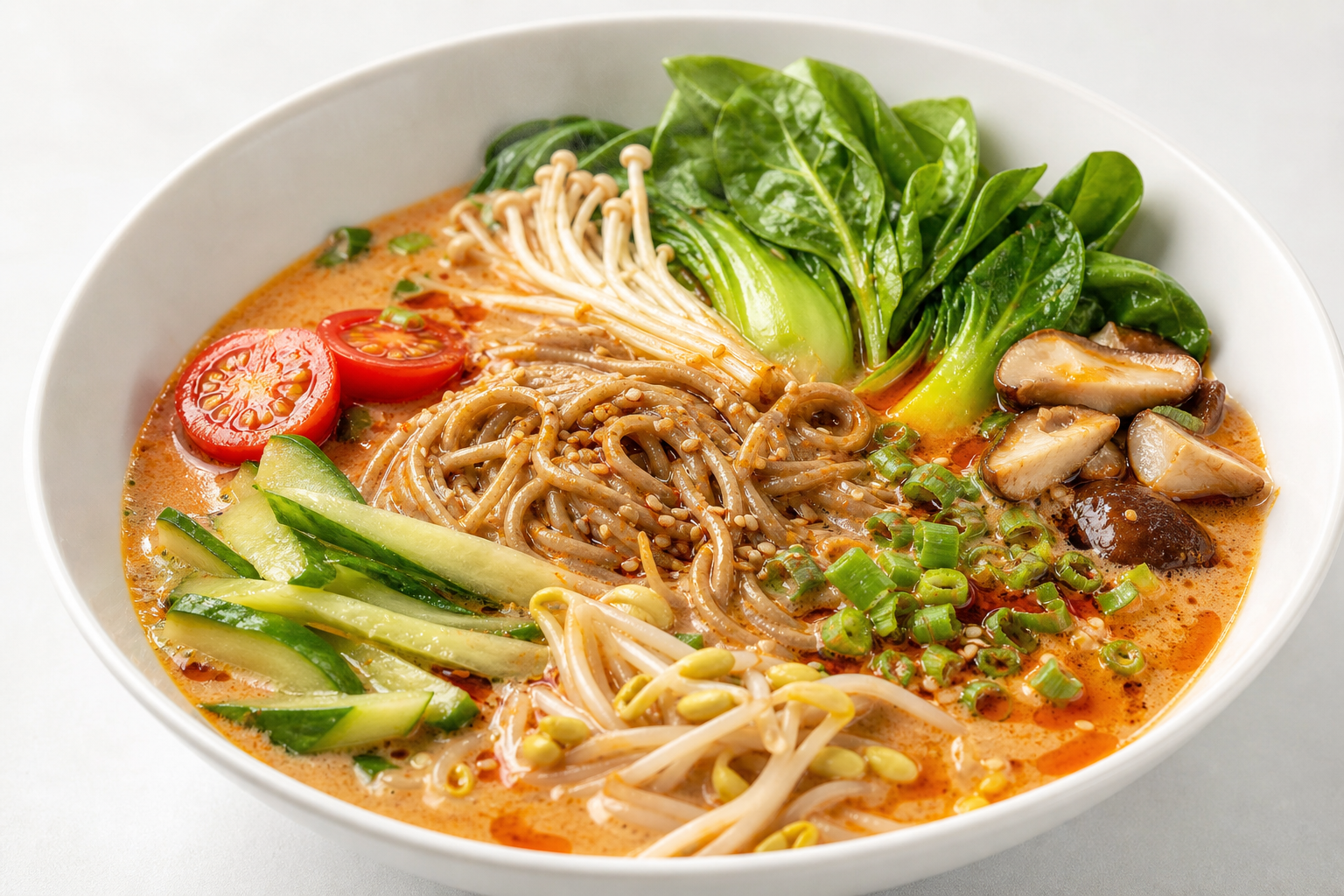Mala (Numbing & Spicy) Low Fat Buckwheat Noodles