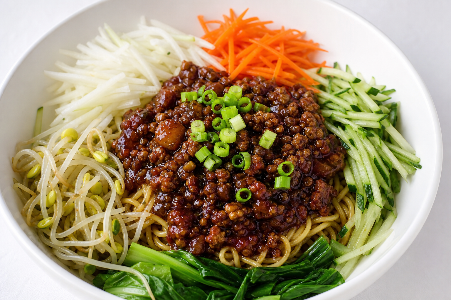 Zha Jiang Mian (Fried Sauce Noodles)