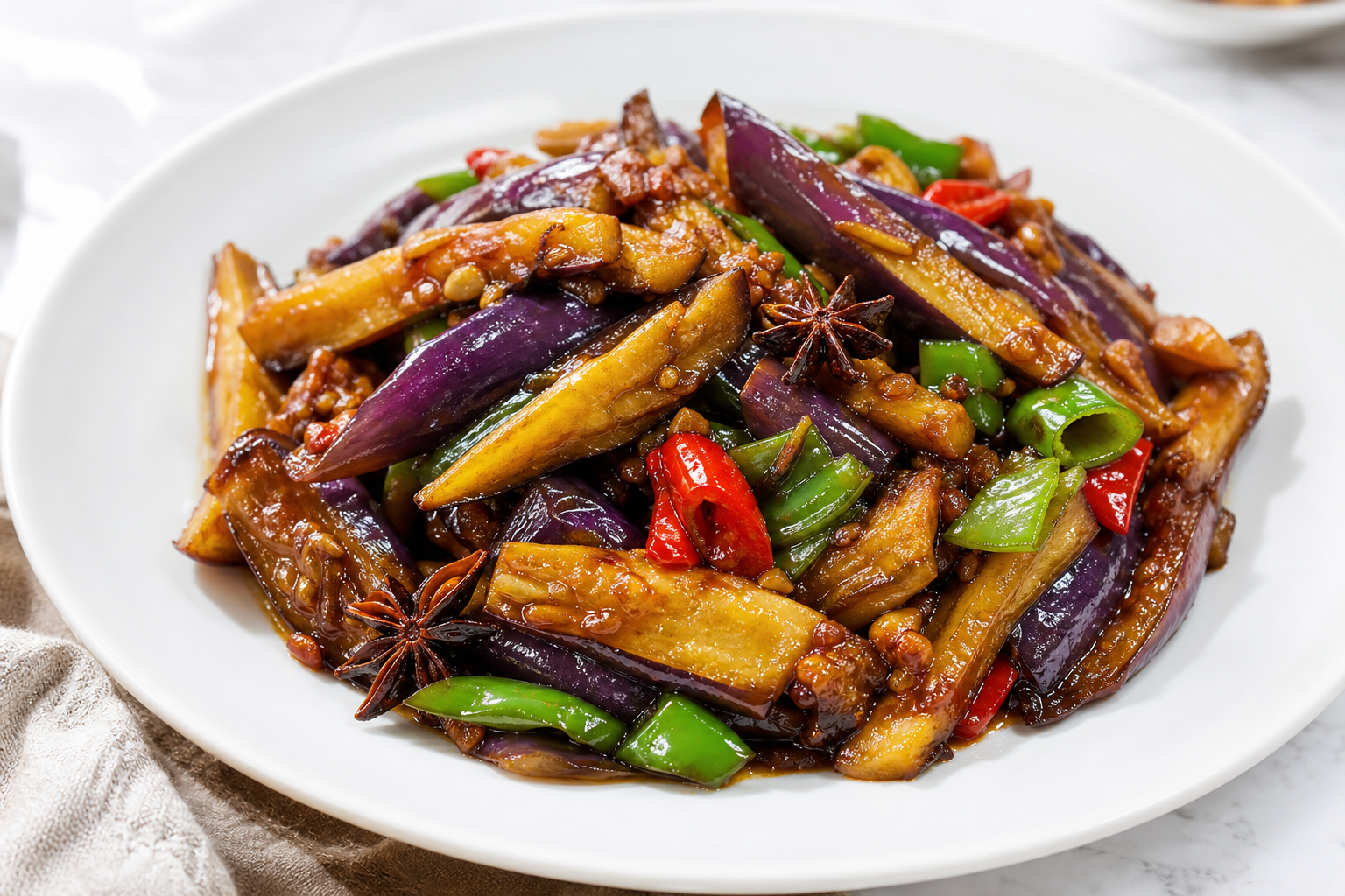 Stir-Fried Eggplant