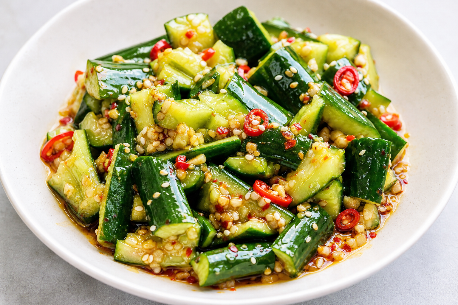 Cold Tossed Cucumber