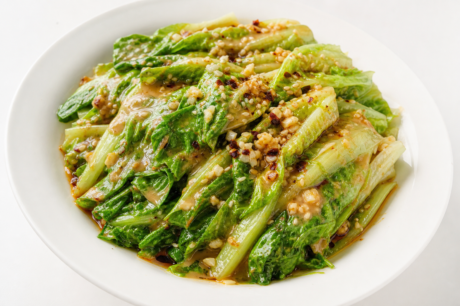 Cold Tossed Leaf Lettuce (You Mai Cai)