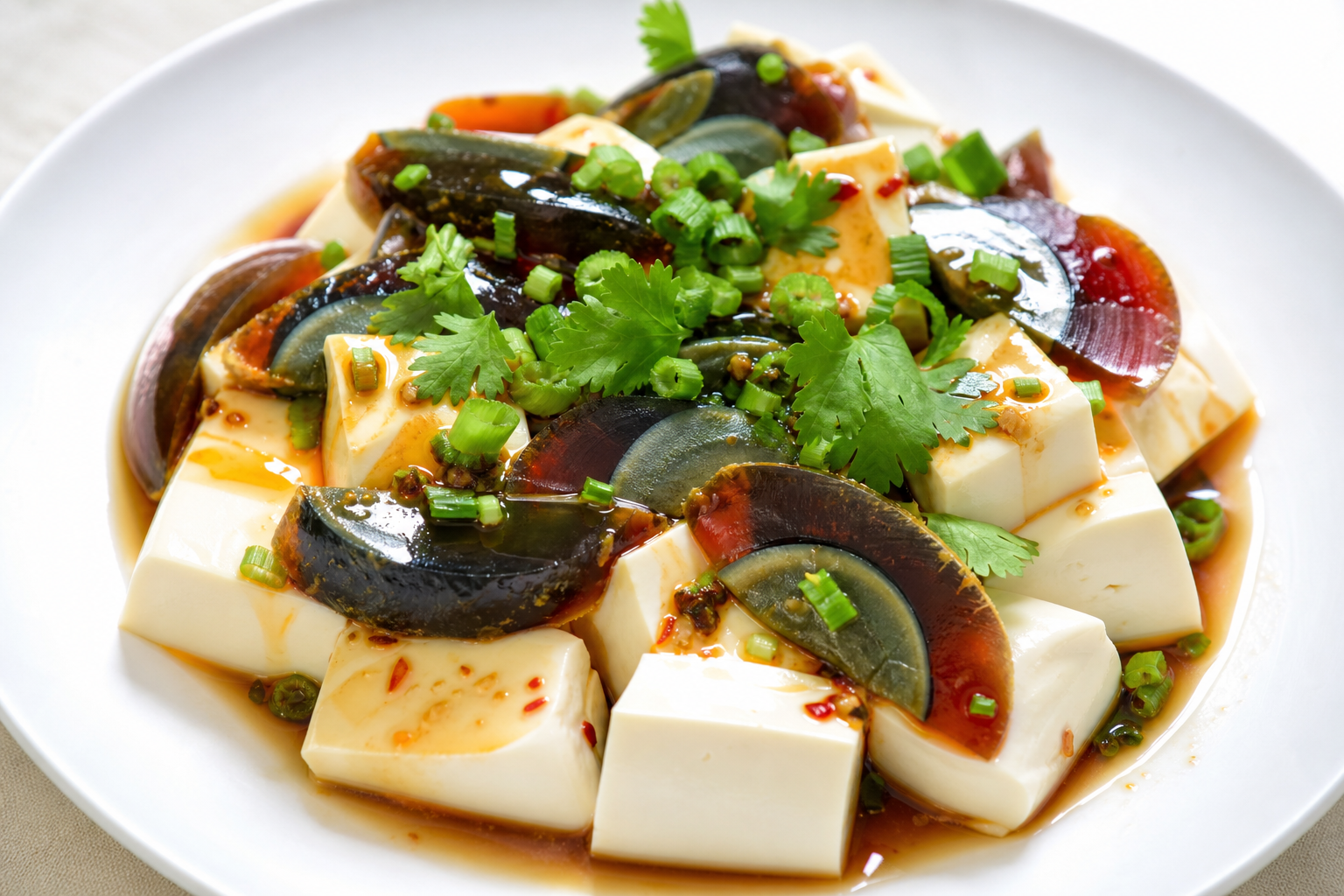 Century Egg and Tofu