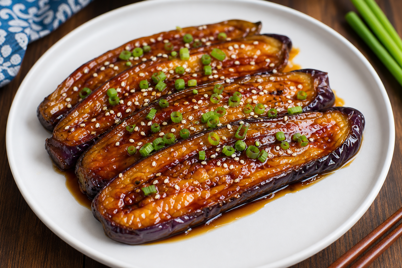 Teriyaki-Style Eggplant