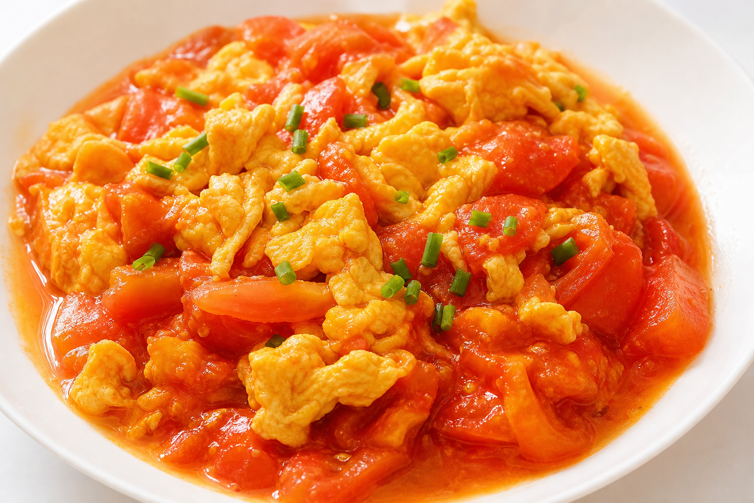 Stir-Fried Tomato and Egg
