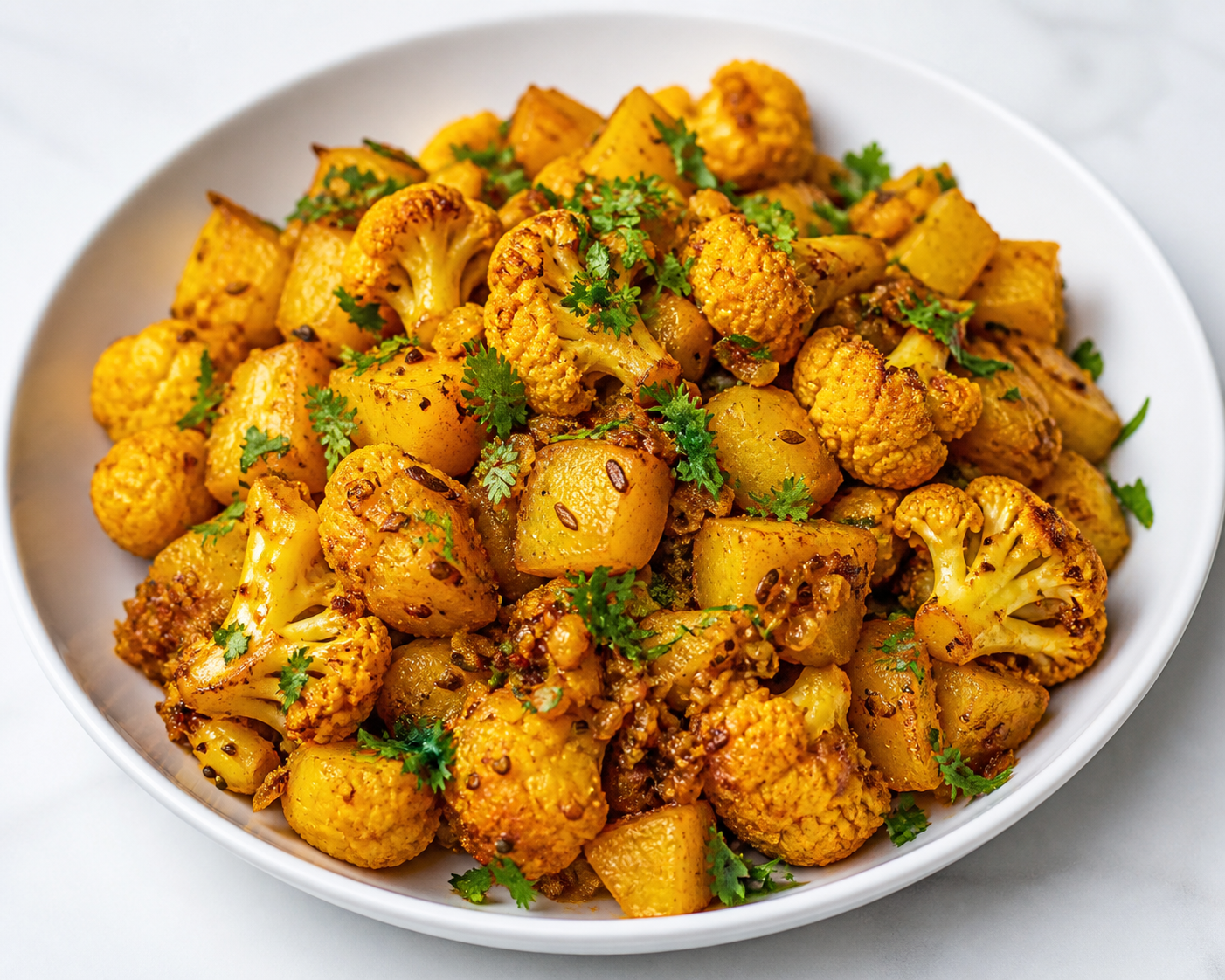 Indian Potato Cauliflower (Aloo Gobi)
