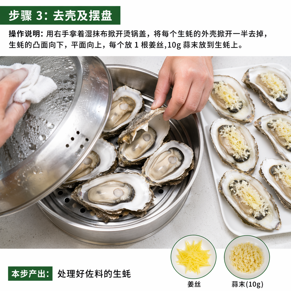 Step 3: Open the Shells and Plate