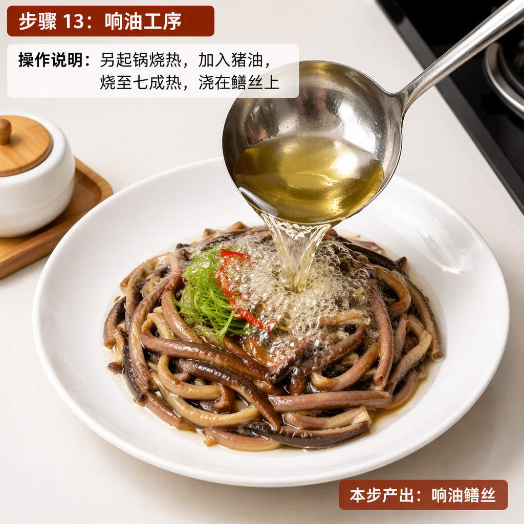 Step 13: Sizzling Oil Step