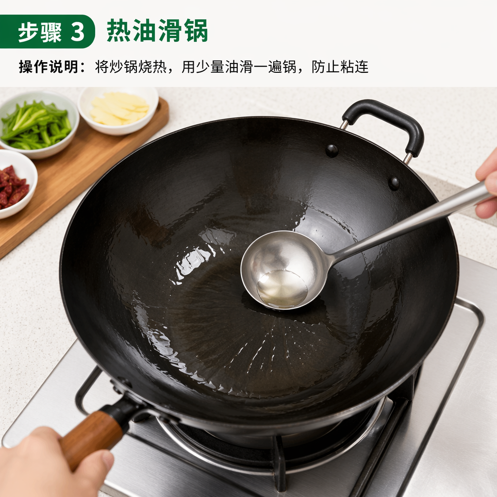 Step 3: Heat the Wok