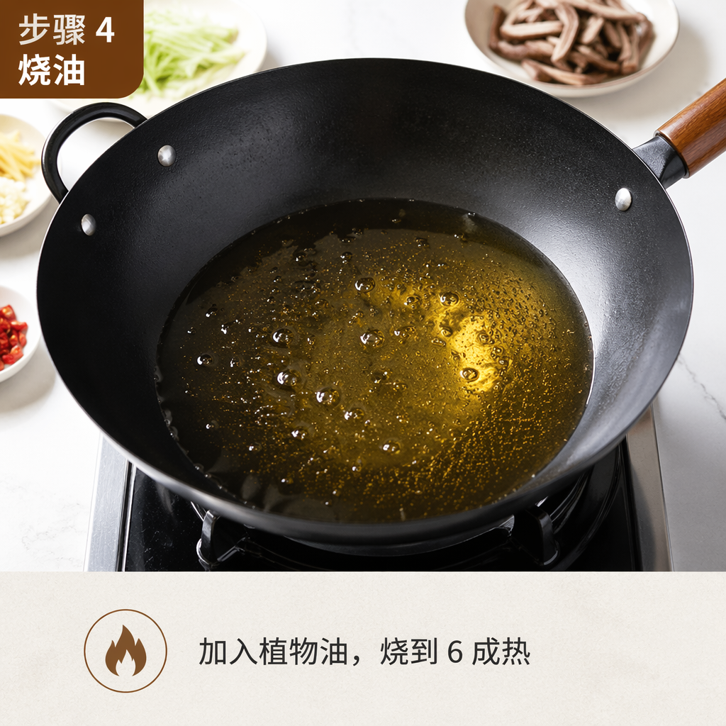 Step 4: Heat the Oil