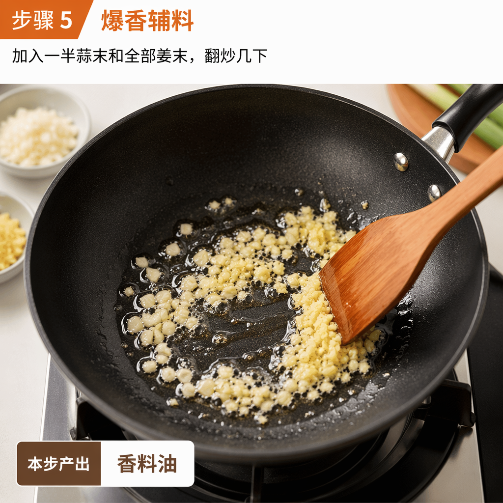 Step 5: Fry the Aromatics