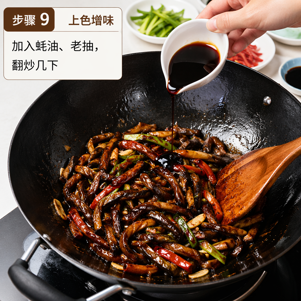 Step 9: Add Color and Flavor